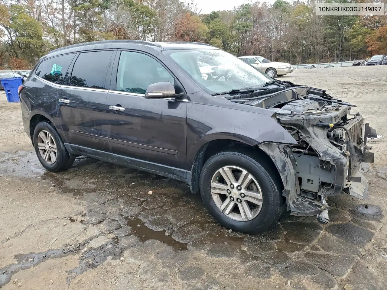 1GNKRHKD3GJ149897 2016 Chevrolet Traverse Lt