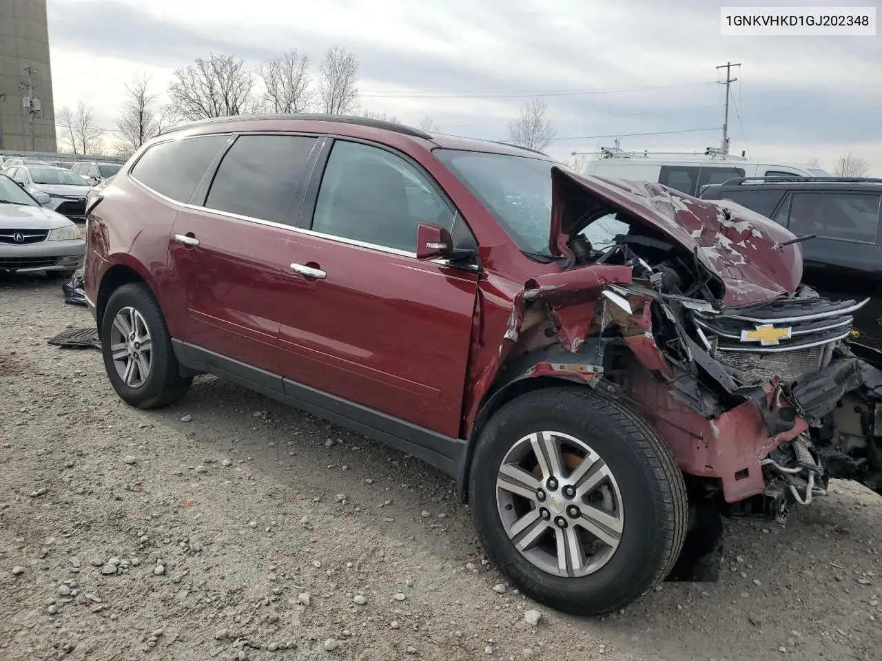 1GNKVHKD1GJ202348 2016 Chevrolet Traverse Lt