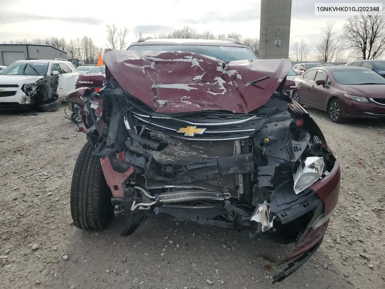 1GNKVHKD1GJ202348 2016 Chevrolet Traverse Lt
