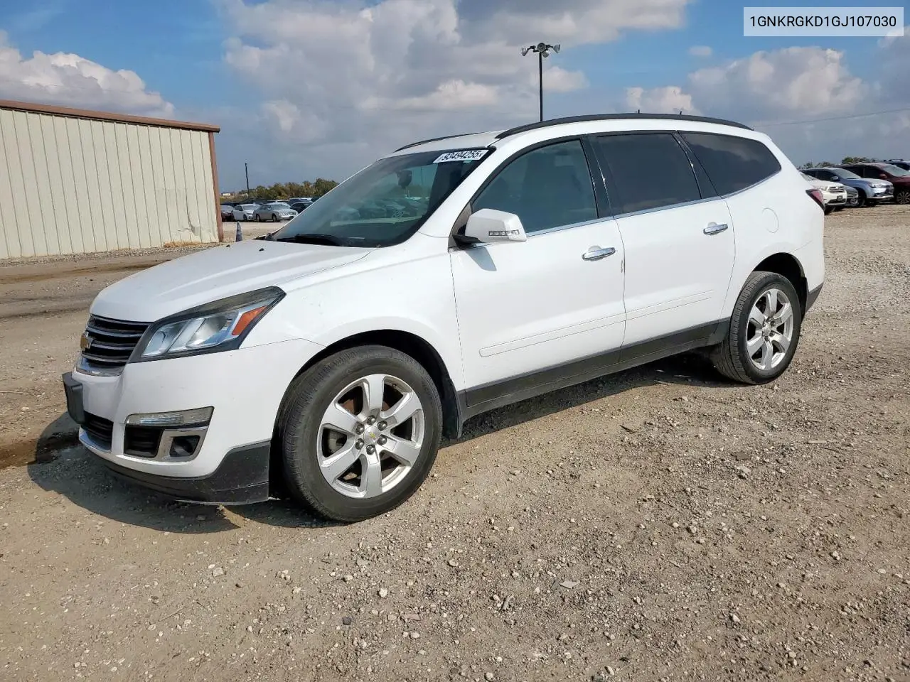 1GNKRGKD1GJ107030 2016 Chevrolet Traverse Lt