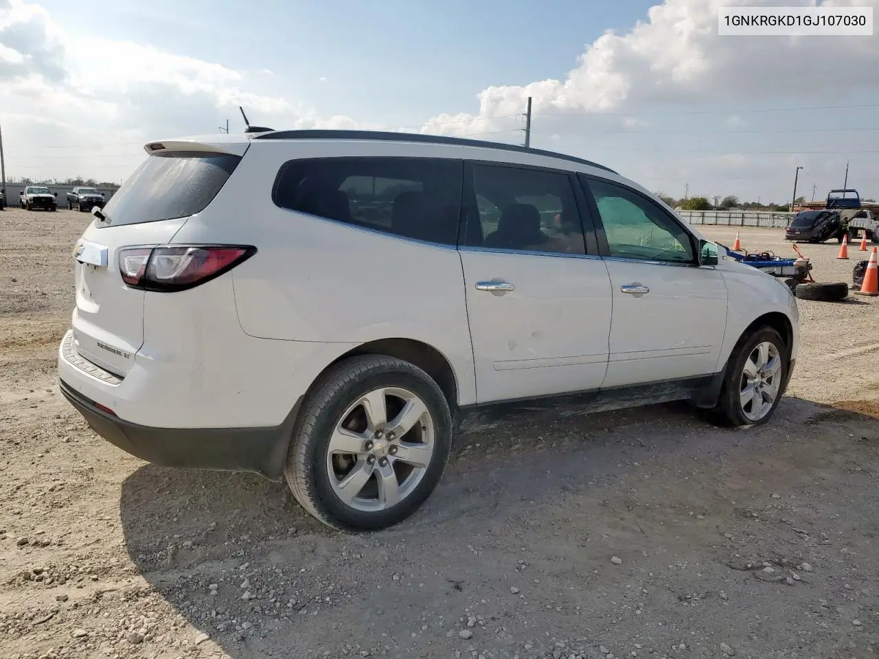 1GNKRGKD1GJ107030 2016 Chevrolet Traverse Lt