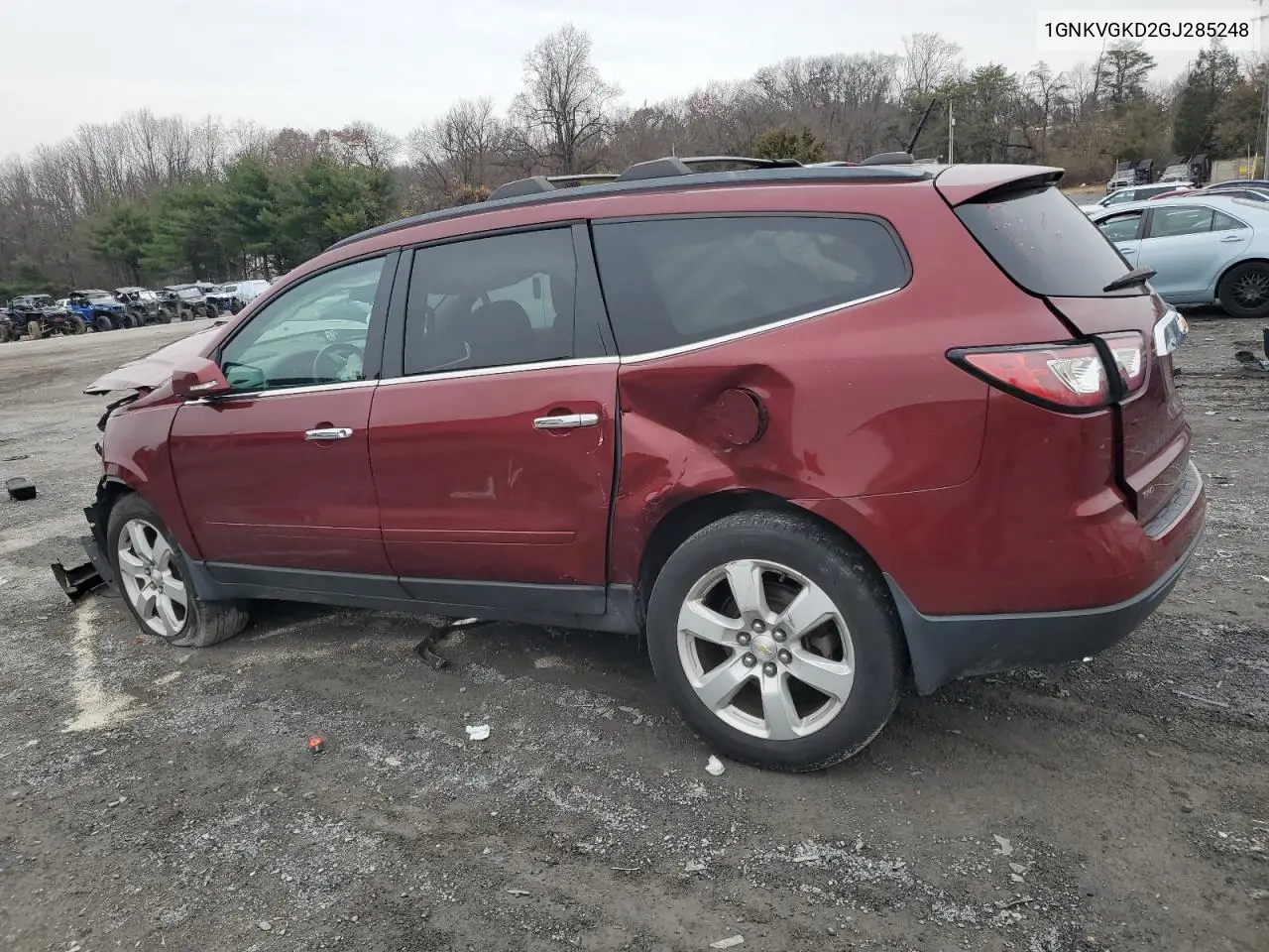 1GNKVGKD2GJ285248 2016 Chevrolet Traverse Lt