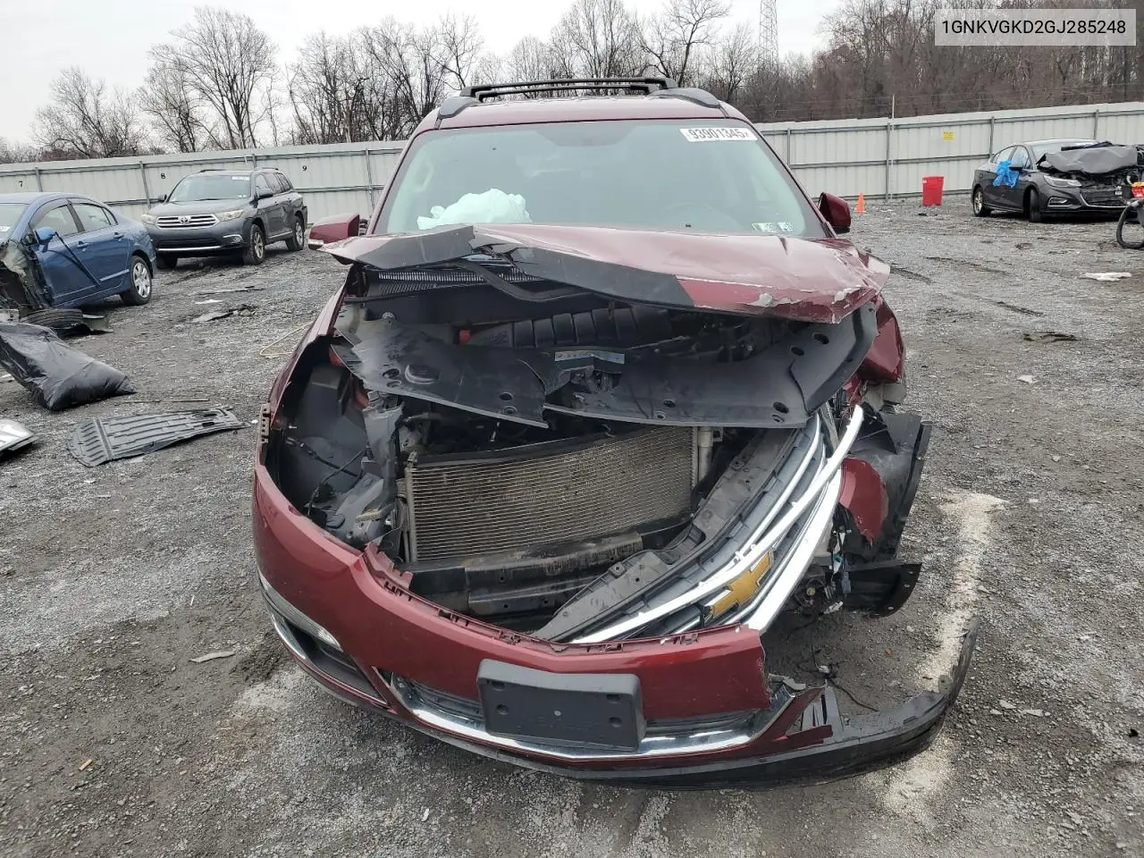 1GNKVGKD2GJ285248 2016 Chevrolet Traverse Lt