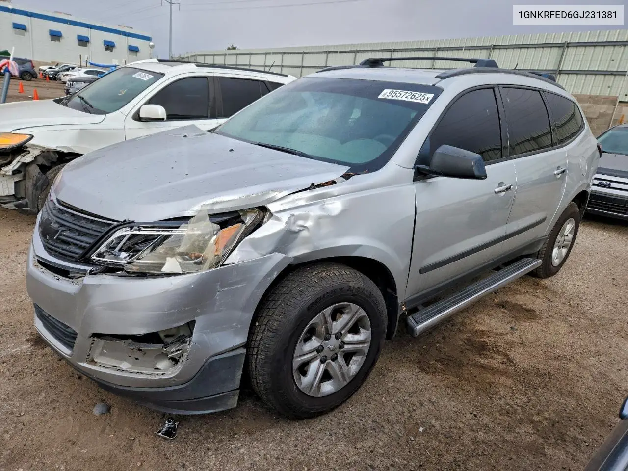 1GNKRFED6GJ231381 2016 Chevrolet Traverse Ls