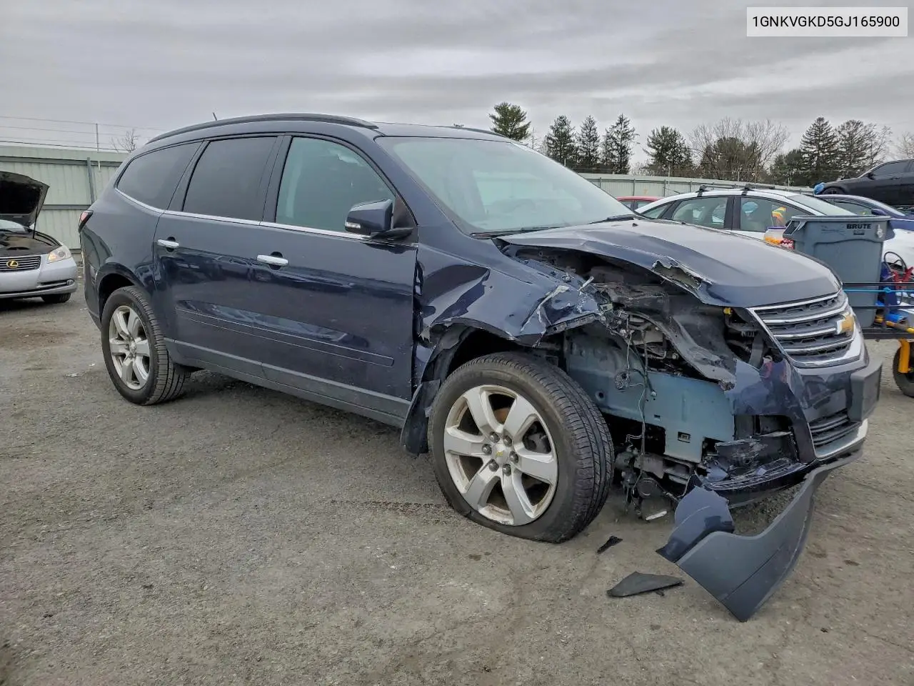1GNKVGKD5GJ165900 2016 Chevrolet Traverse Lt