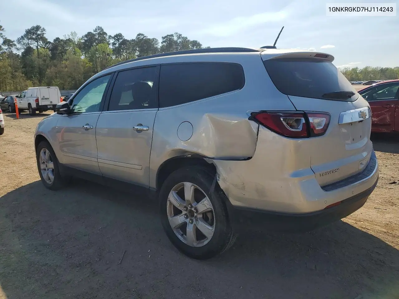 1GNKRGKD7HJ114243 2017 Chevrolet Traverse Lt