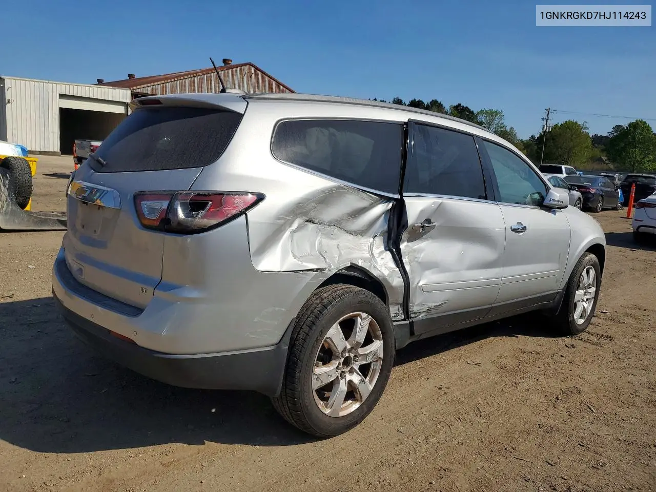 1GNKRGKD7HJ114243 2017 Chevrolet Traverse Lt