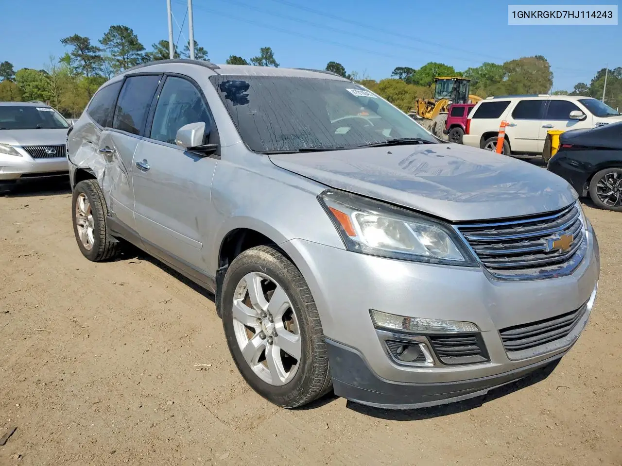 1GNKRGKD7HJ114243 2017 Chevrolet Traverse Lt