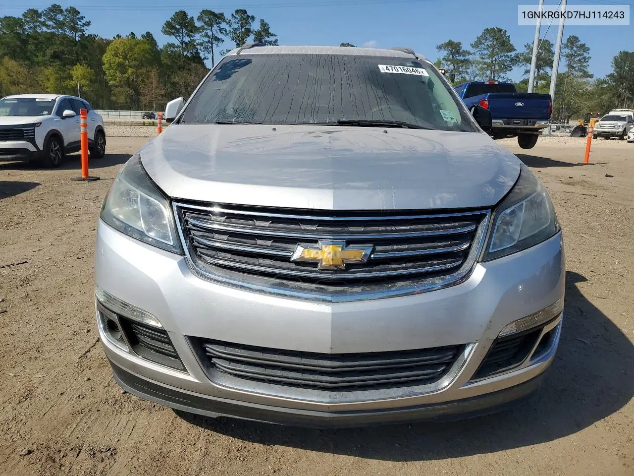 1GNKRGKD7HJ114243 2017 Chevrolet Traverse Lt