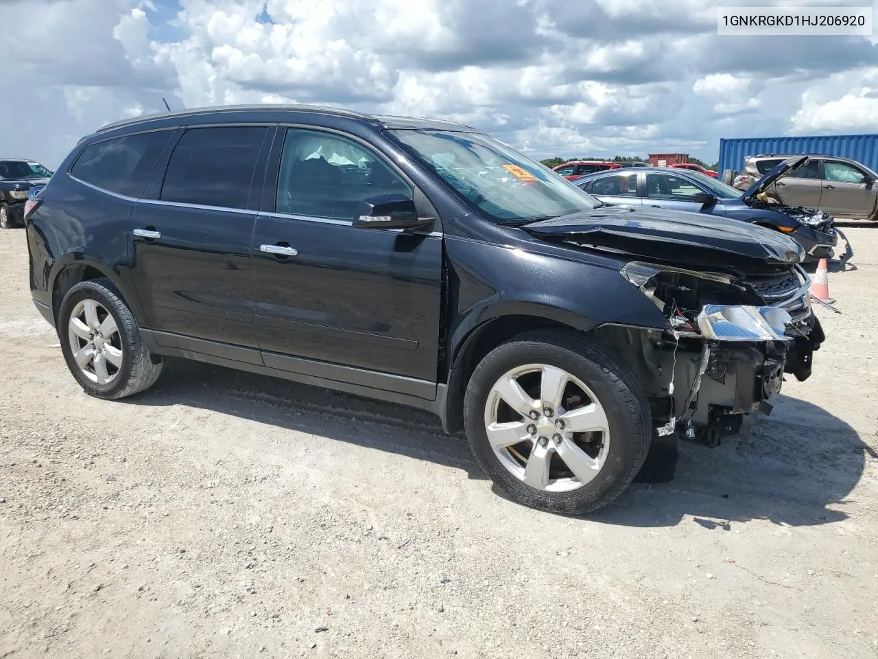 2017 Chevrolet Traverse Lt VIN: 1GNKRGKD1HJ206920 Lot: 69770394