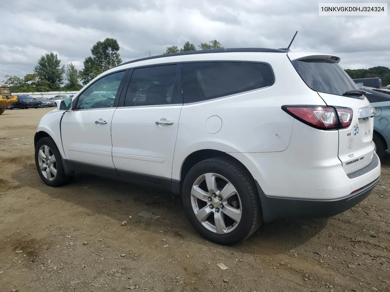 1GNKVGKD0HJ324324 2017 Chevrolet Traverse Lt