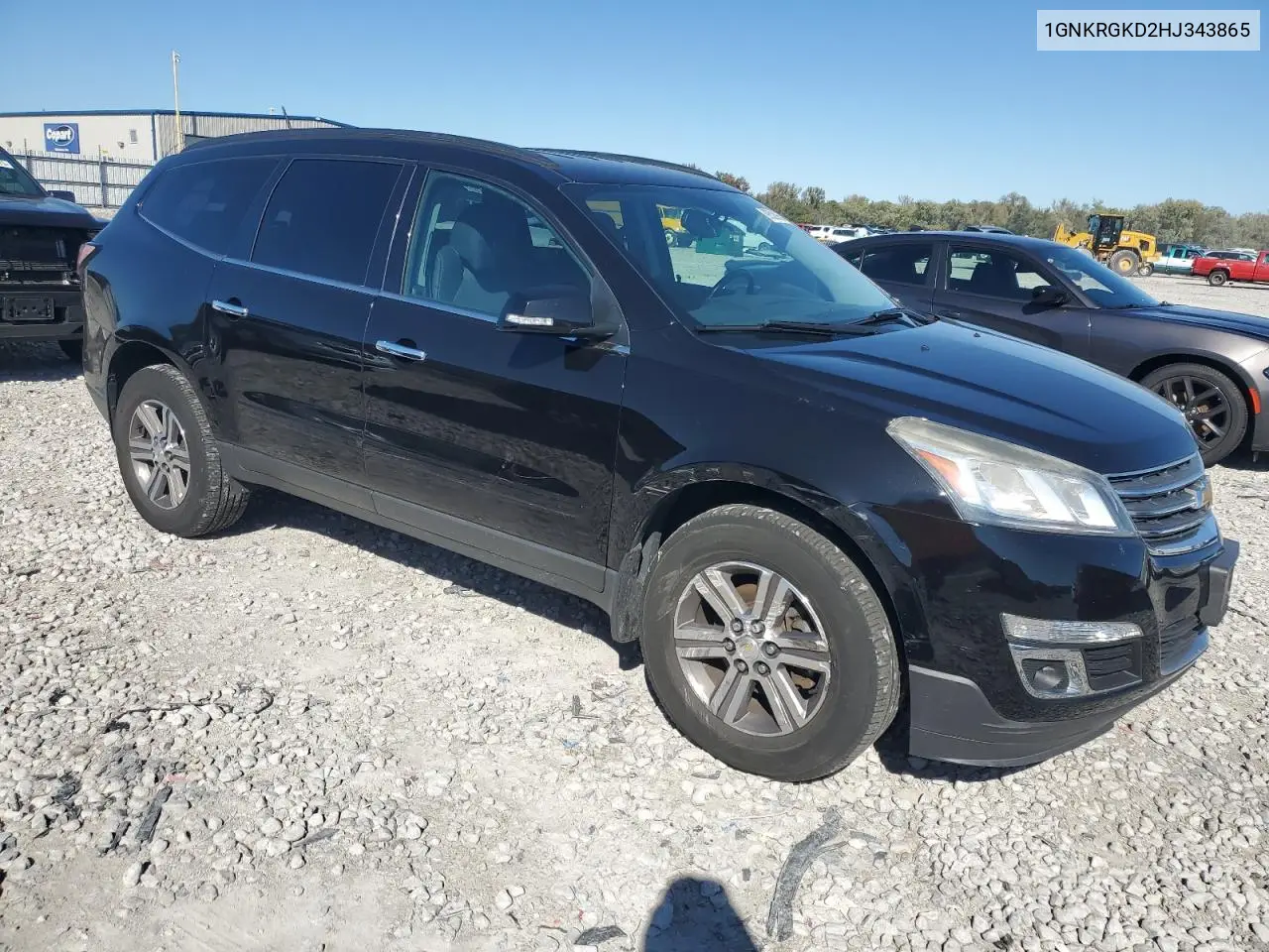 1GNKRGKD2HJ343865 2017 Chevrolet Traverse Lt