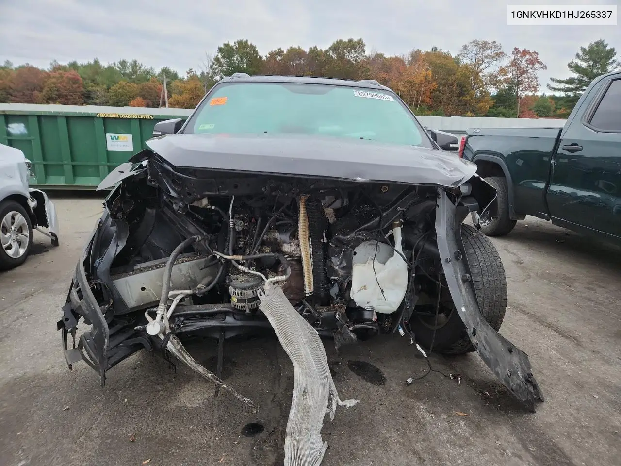 1GNKVHKD1HJ265337 2017 Chevrolet Traverse Lt
