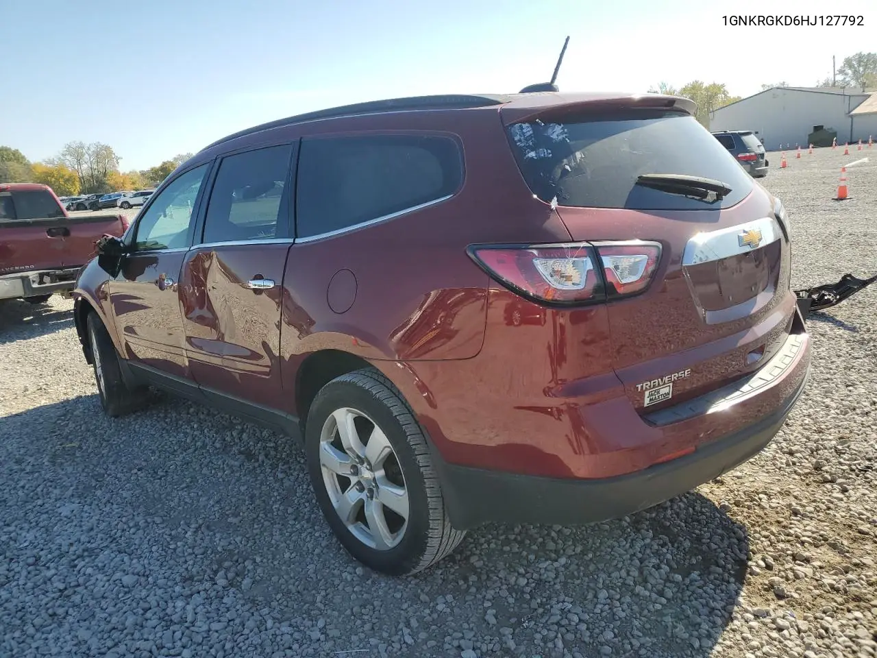 1GNKRGKD6HJ127792 2017 Chevrolet Traverse Lt