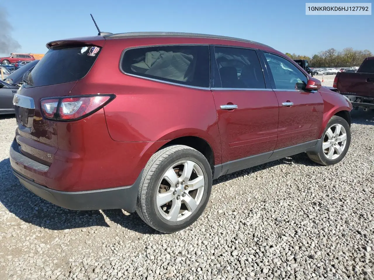 1GNKRGKD6HJ127792 2017 Chevrolet Traverse Lt