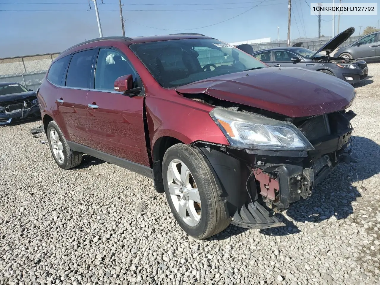1GNKRGKD6HJ127792 2017 Chevrolet Traverse Lt