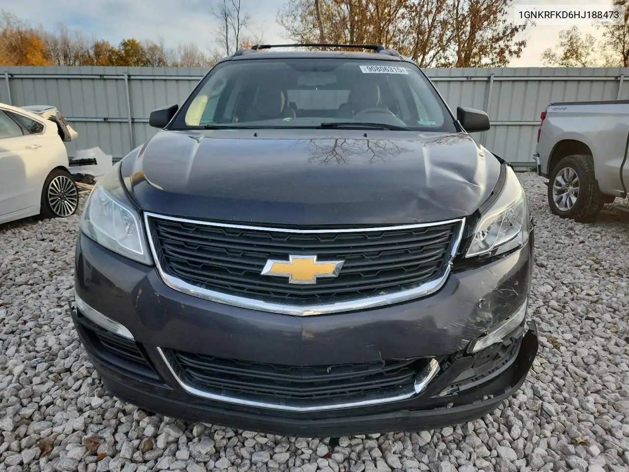 1GNKRFKD6HJ188473 2017 Chevrolet Traverse Ls