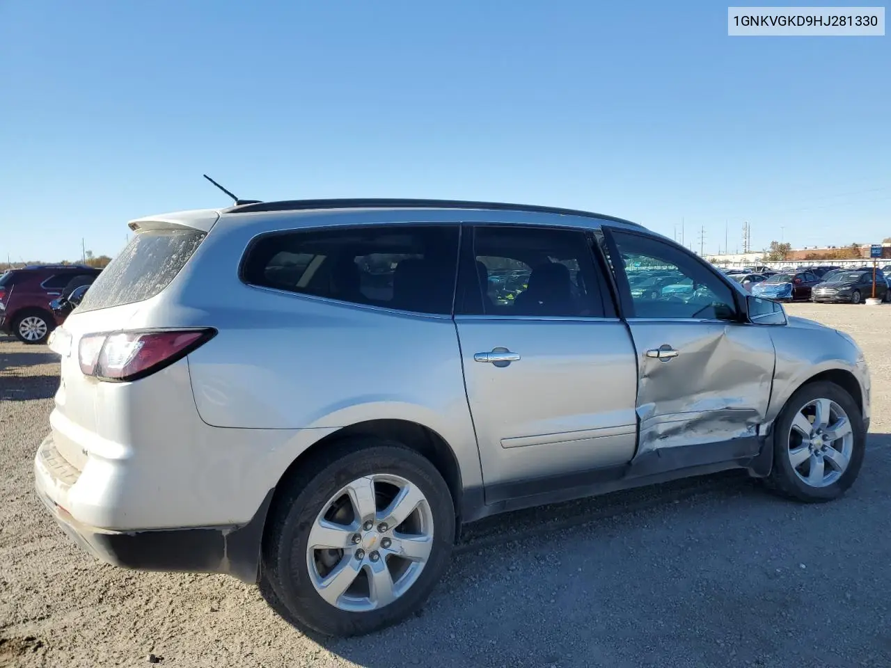 1GNKVGKD9HJ281330 2017 Chevrolet Traverse Lt