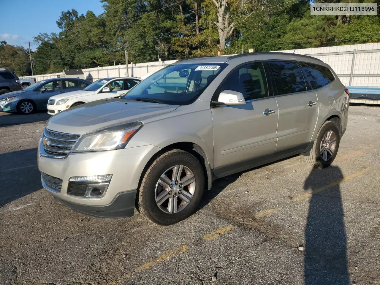 1GNKRHKD2HJ118996 2017 Chevrolet Traverse Lt