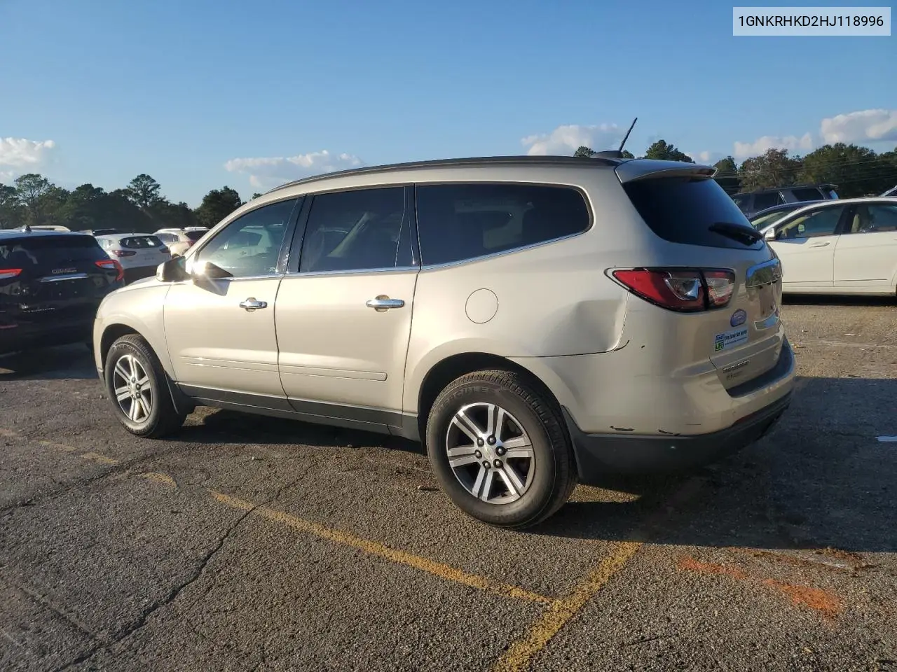 1GNKRHKD2HJ118996 2017 Chevrolet Traverse Lt