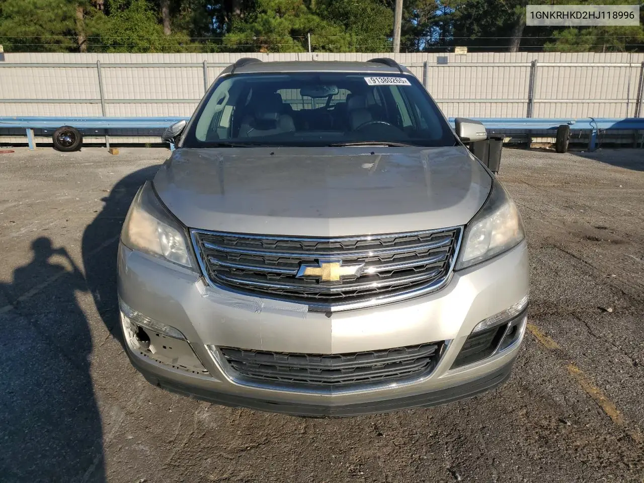 1GNKRHKD2HJ118996 2017 Chevrolet Traverse Lt