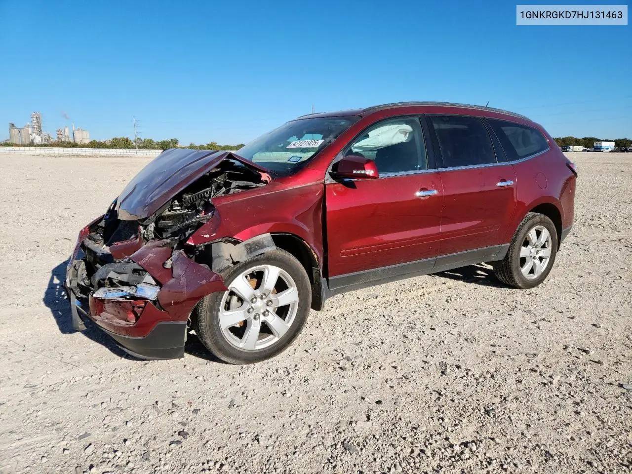 1GNKRGKD7HJ131463 2017 Chevrolet Traverse Lt