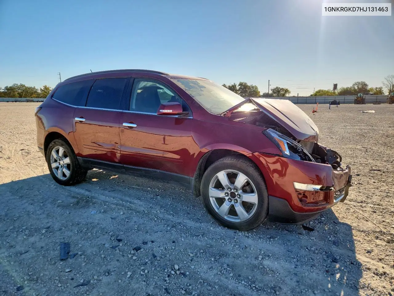 1GNKRGKD7HJ131463 2017 Chevrolet Traverse Lt