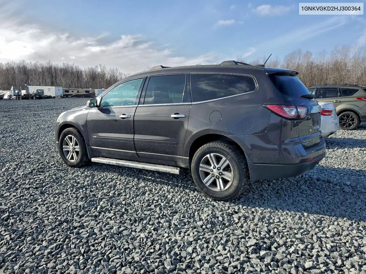 1GNKVGKD2HJ300364 2017 Chevrolet Traverse Lt