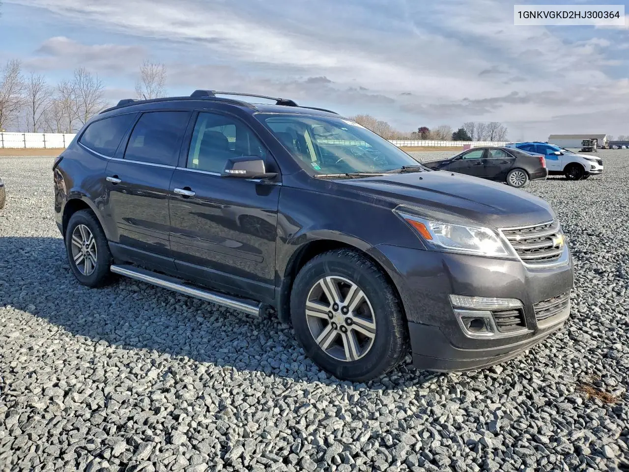 1GNKVGKD2HJ300364 2017 Chevrolet Traverse Lt