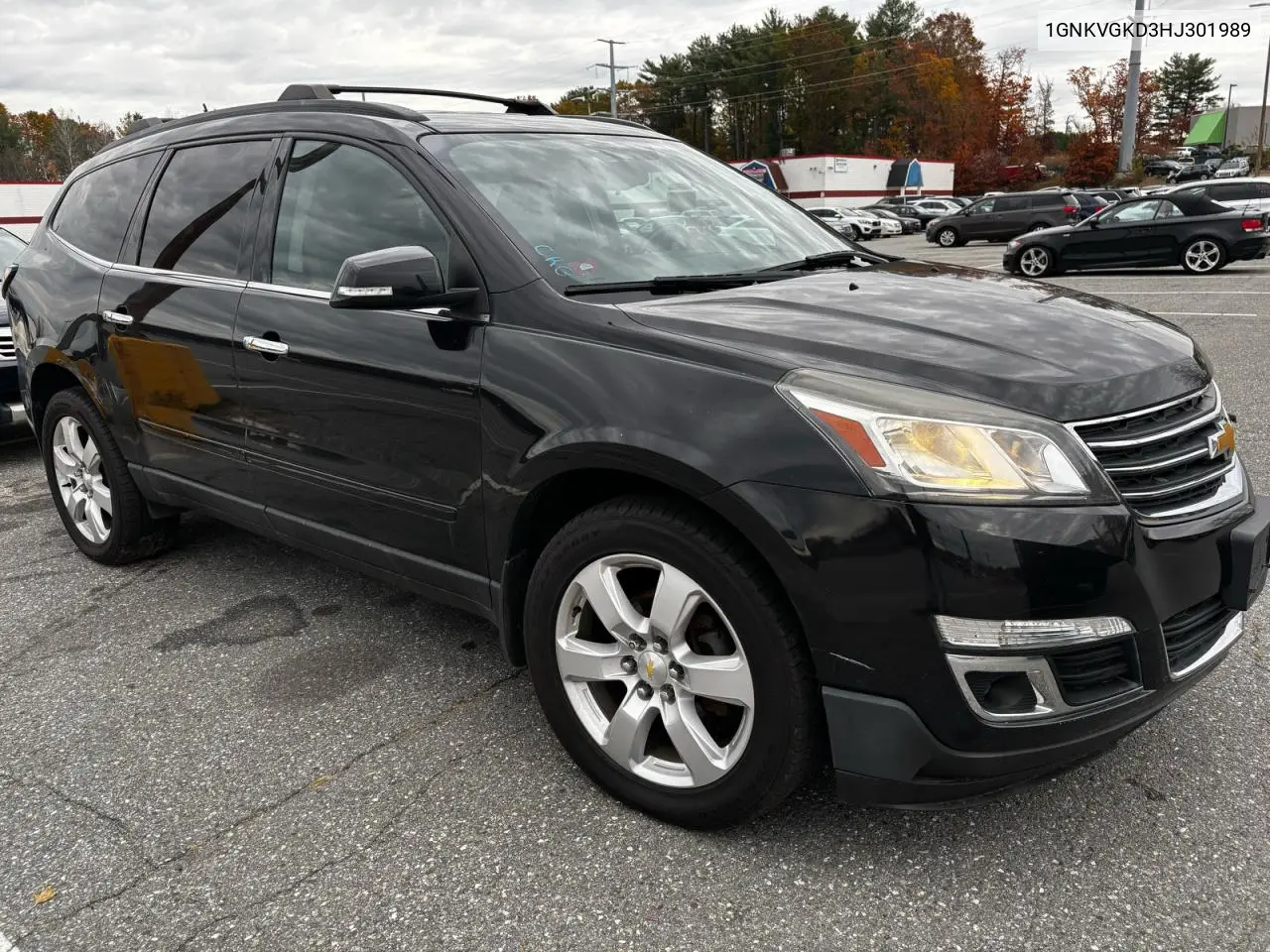 1GNKVGKD3HJ301989 2017 Chevrolet Traverse Lt