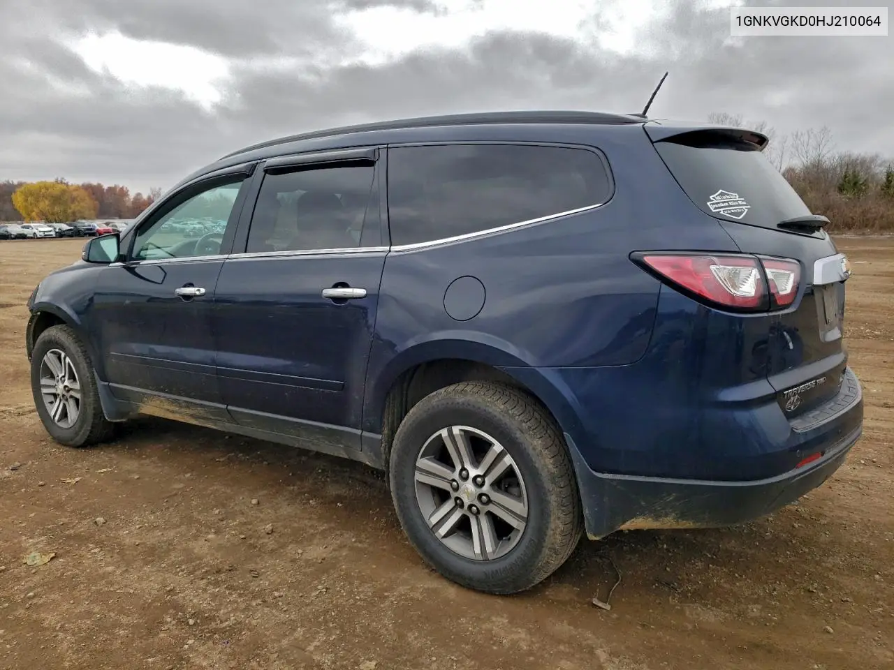 1GNKVGKD0HJ210064 2017 Chevrolet Traverse Lt
