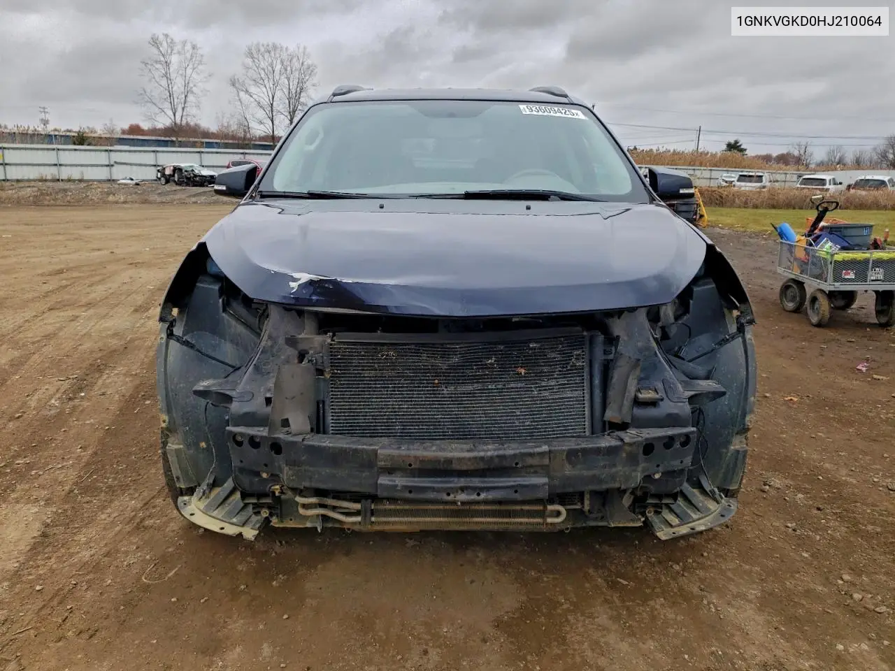 1GNKVGKD0HJ210064 2017 Chevrolet Traverse Lt