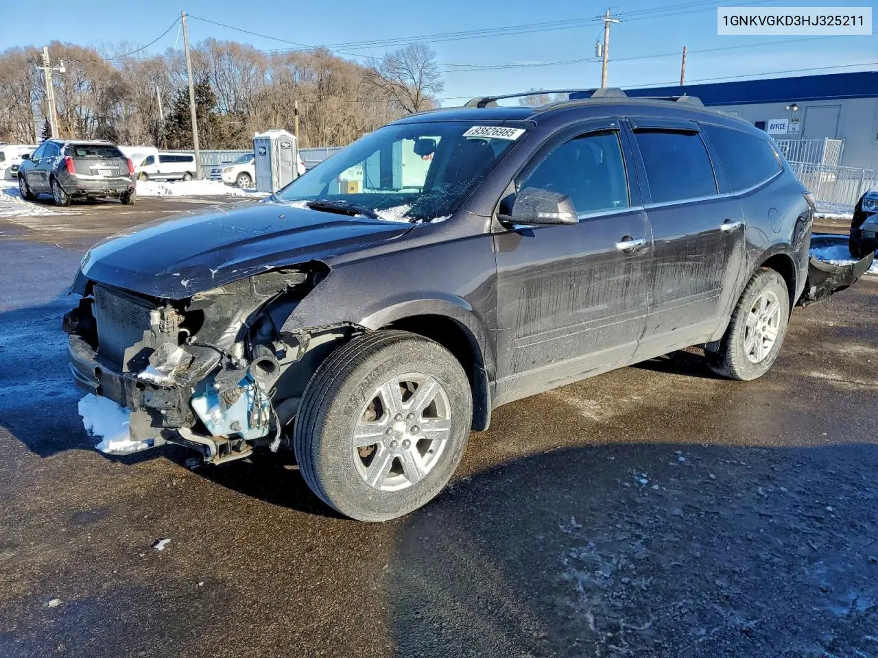 1GNKVGKD3HJ325211 2017 Chevrolet Traverse Lt
