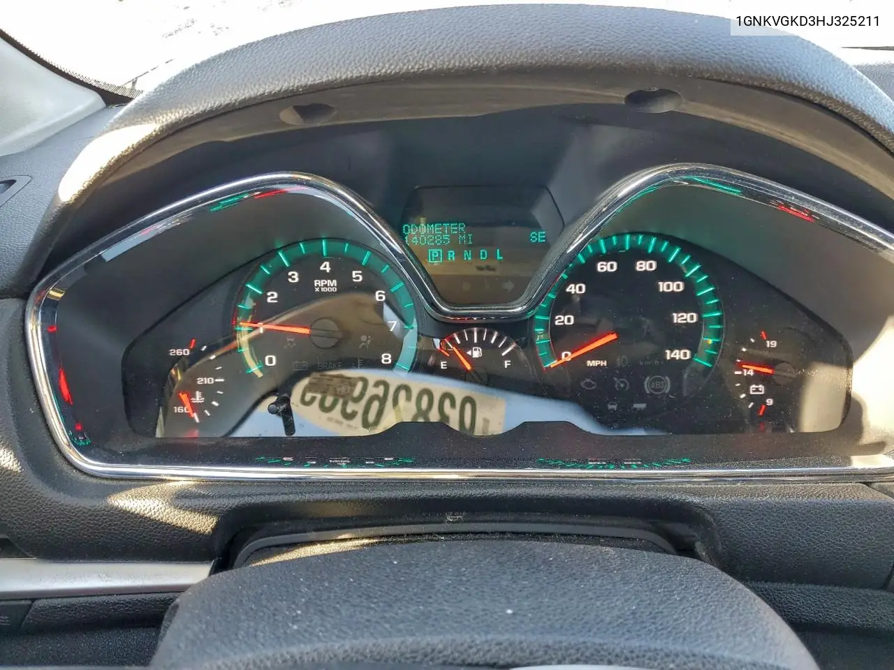 1GNKVGKD3HJ325211 2017 Chevrolet Traverse Lt