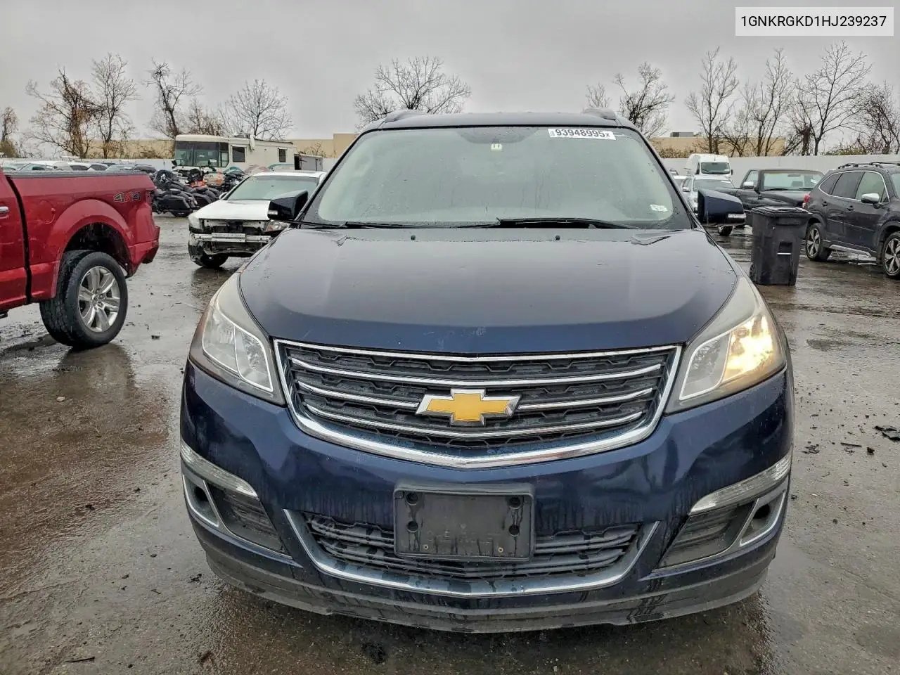 1GNKRGKD1HJ239237 2017 Chevrolet Traverse Lt