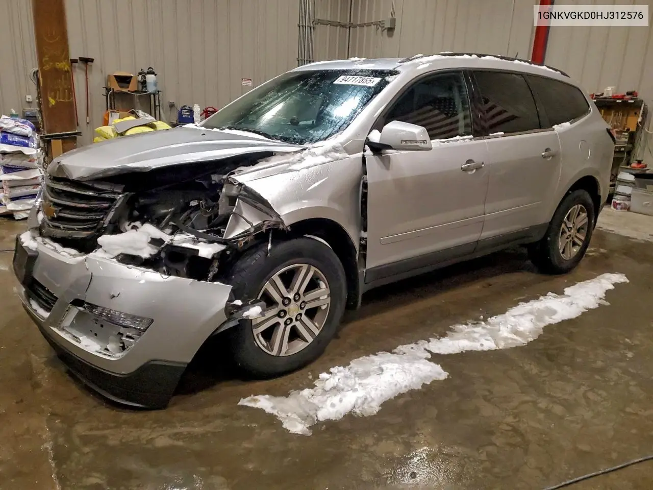 1GNKVGKD0HJ312576 2017 Chevrolet Traverse Lt