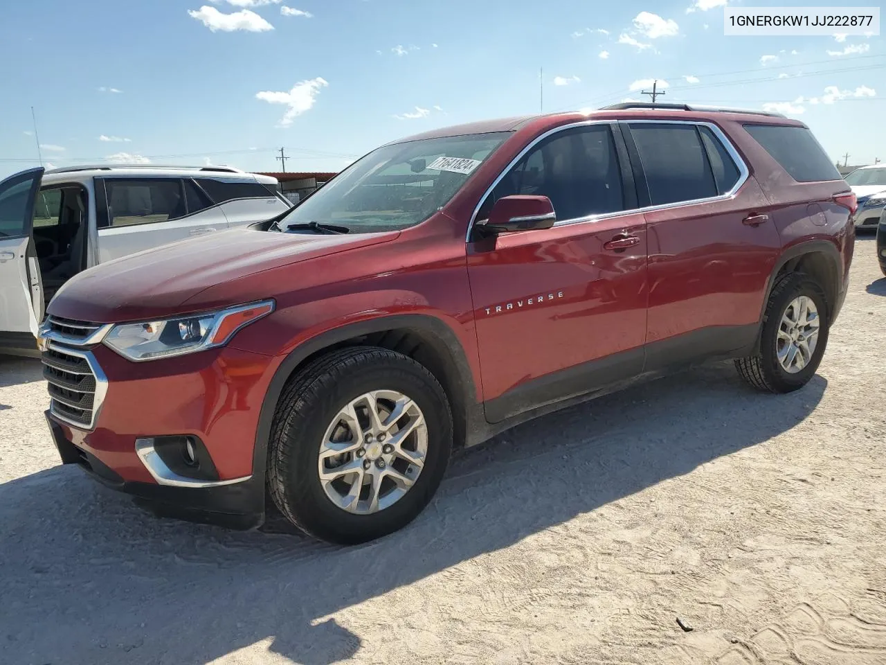 2018 Chevrolet Traverse Lt VIN: 1GNERGKW1JJ222877 Lot: 71641824