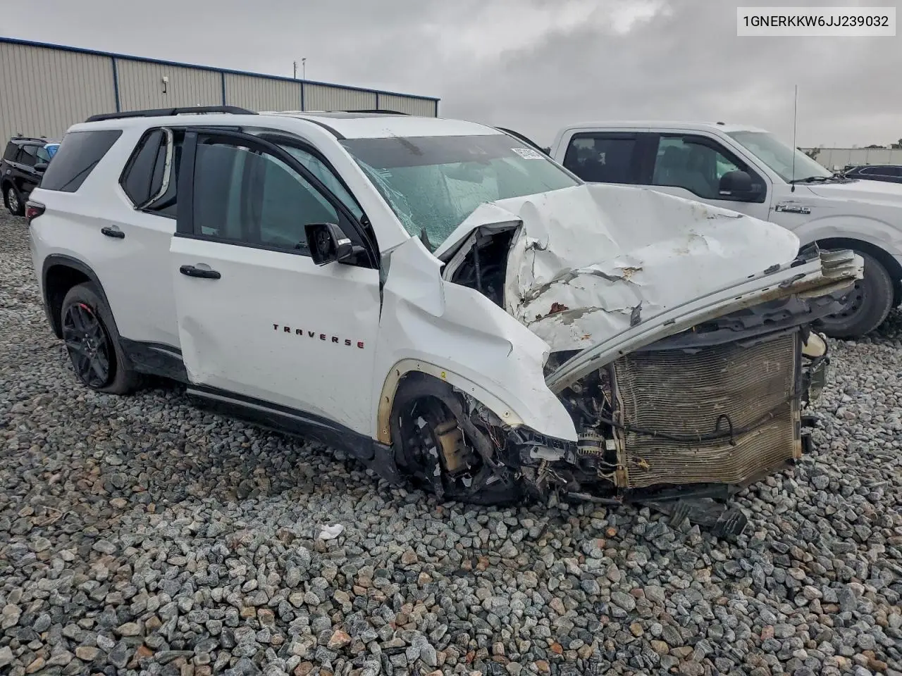 1GNERKKW6JJ239032 2018 Chevrolet Traverse Premier