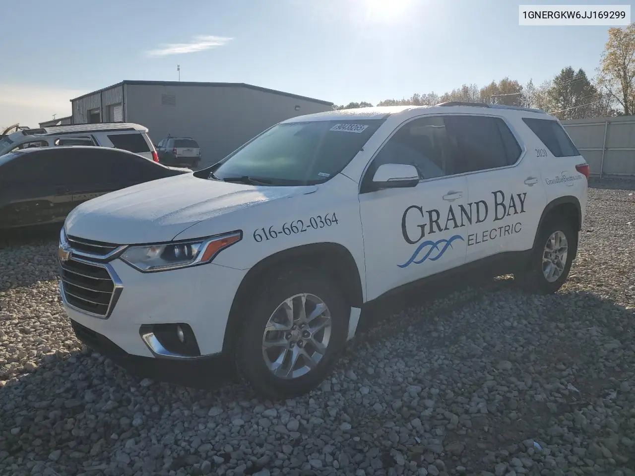 1GNERGKW6JJ169299 2018 Chevrolet Traverse Lt