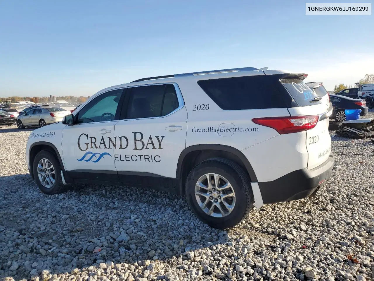 1GNERGKW6JJ169299 2018 Chevrolet Traverse Lt