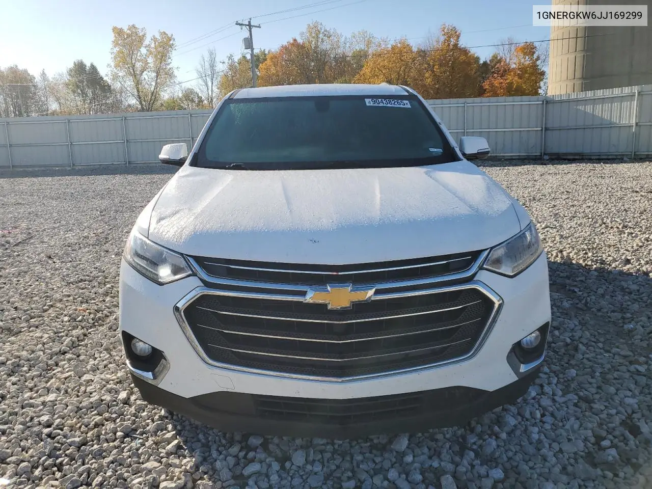 1GNERGKW6JJ169299 2018 Chevrolet Traverse Lt
