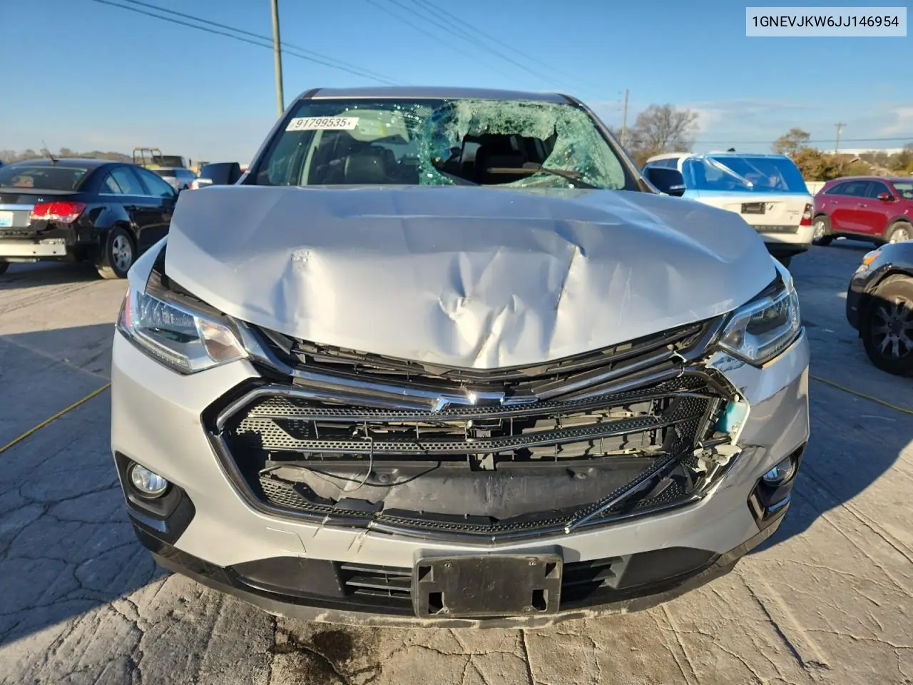 1GNEVJKW6JJ146954 2018 Chevrolet Traverse Premier