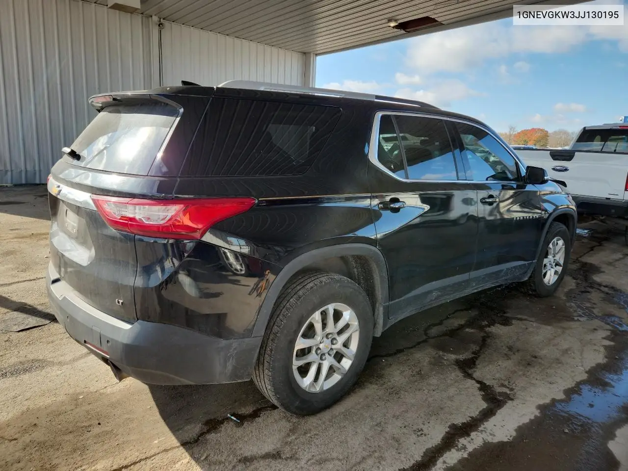 1GNEVGKW3JJ130195 2018 Chevrolet Traverse Lt