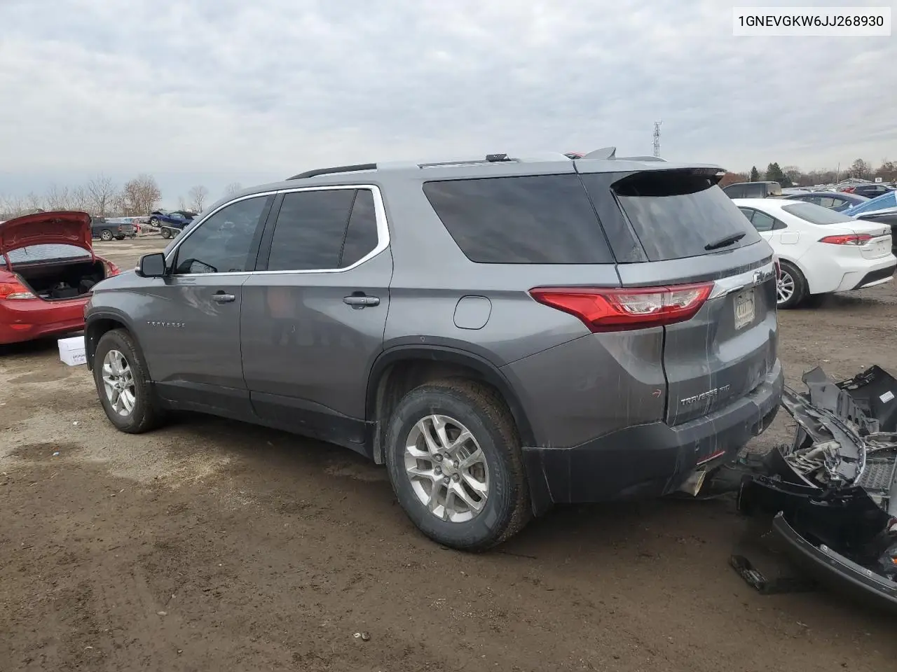 1GNEVGKW6JJ268930 2018 Chevrolet Traverse Lt