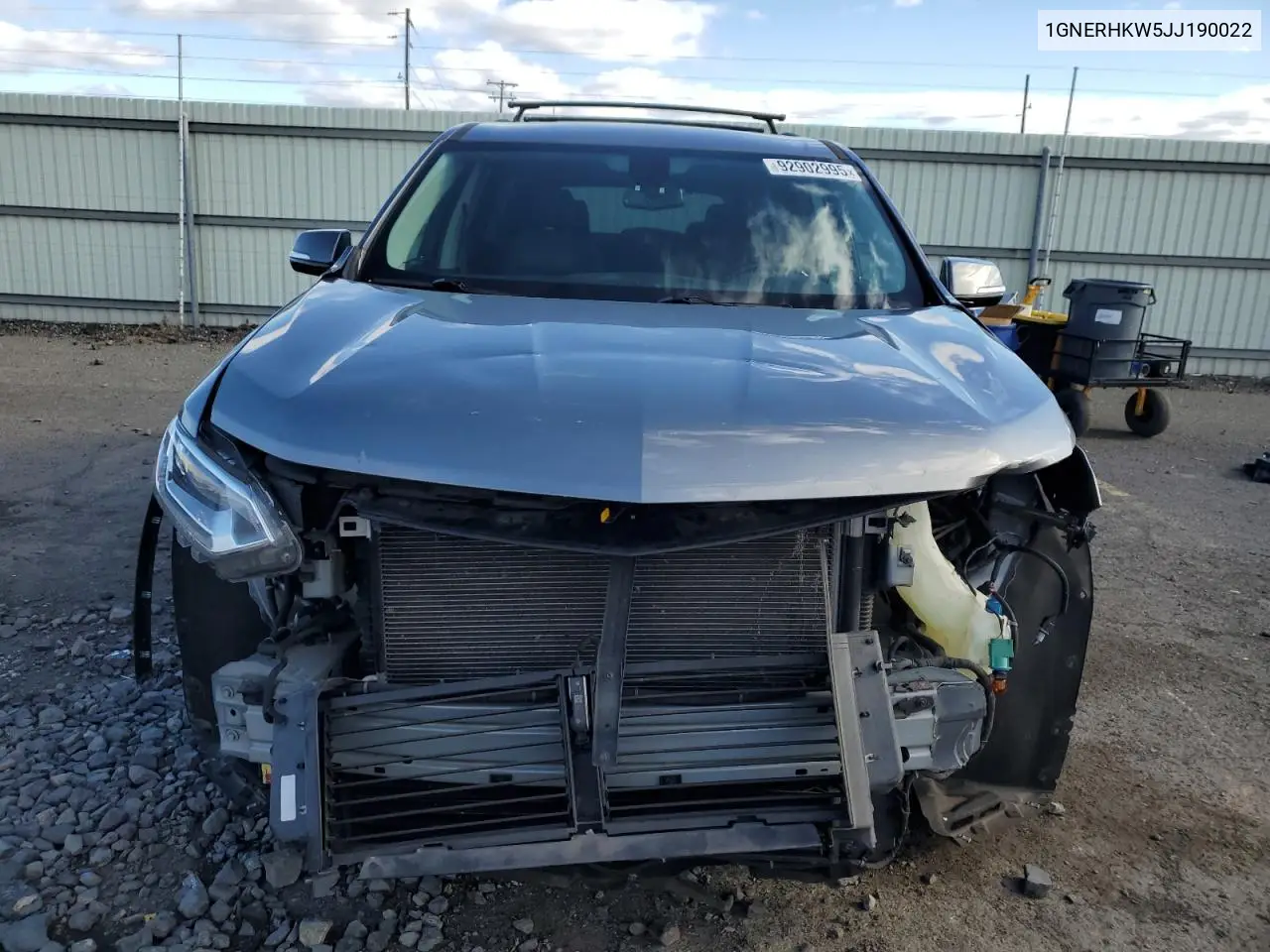 1GNERHKW5JJ190022 2018 Chevrolet Traverse Lt