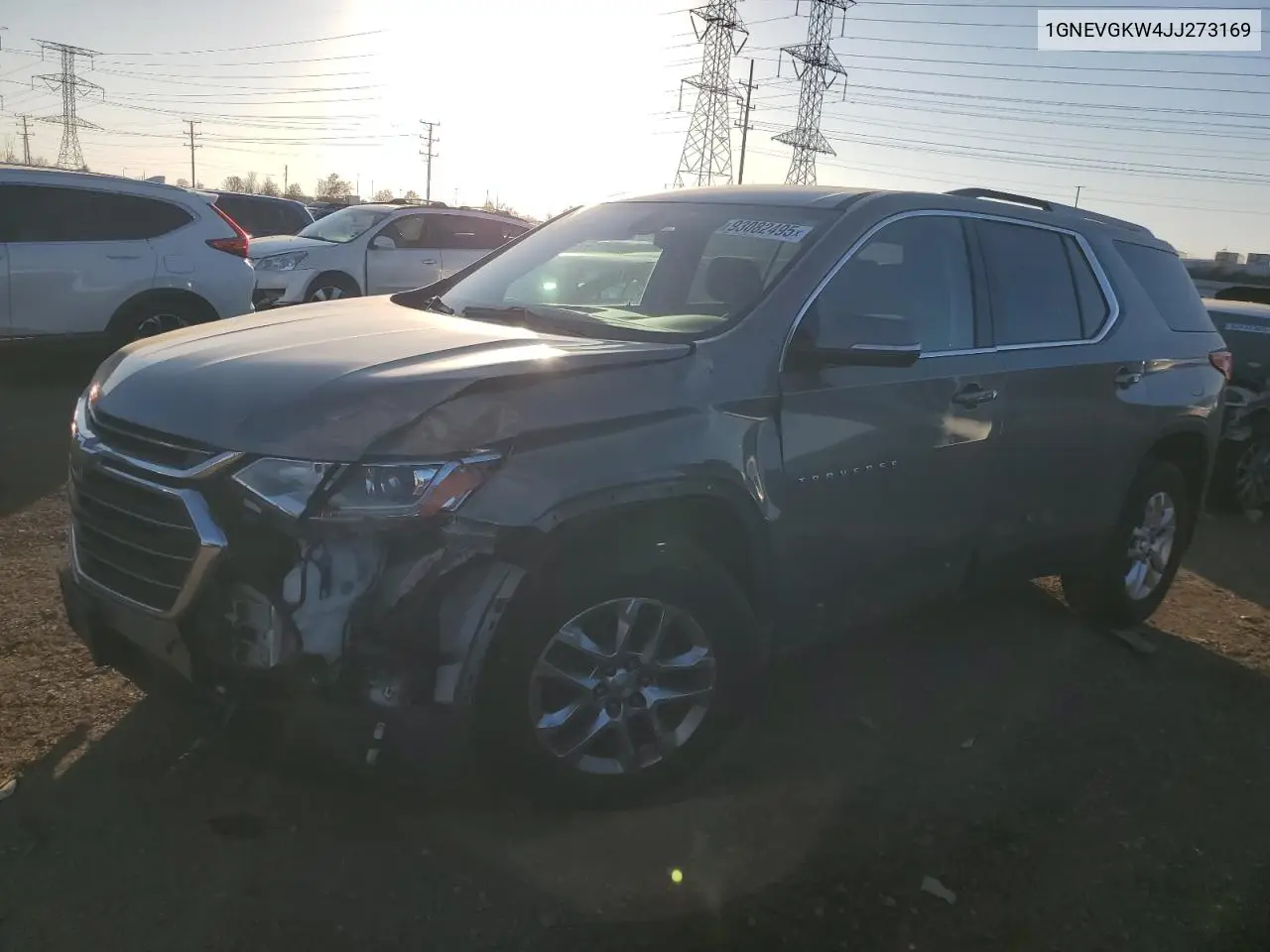 1GNEVGKW4JJ273169 2018 Chevrolet Traverse Lt
