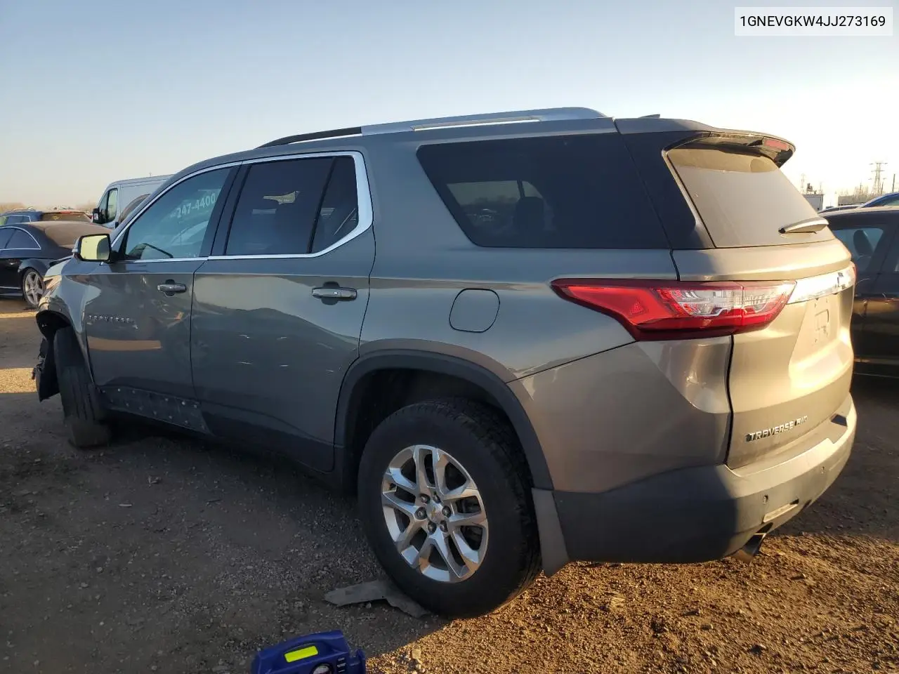1GNEVGKW4JJ273169 2018 Chevrolet Traverse Lt