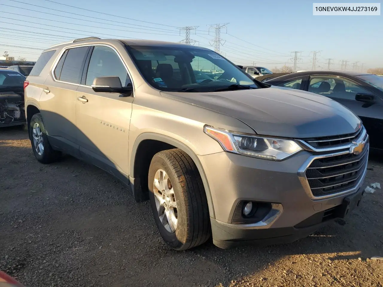 1GNEVGKW4JJ273169 2018 Chevrolet Traverse Lt