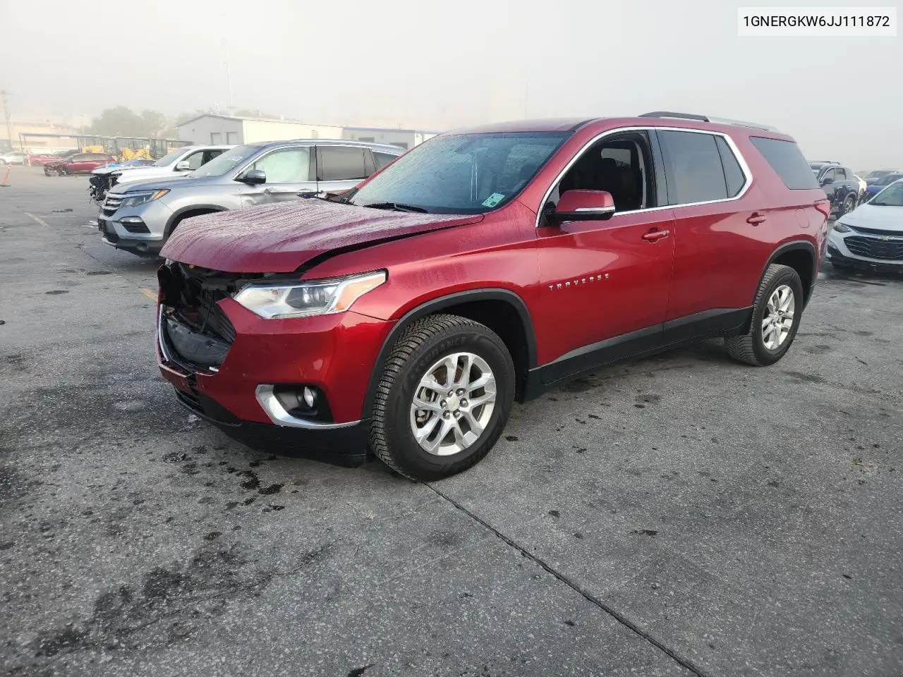 1GNERGKW6JJ111872 2018 Chevrolet Traverse Lt