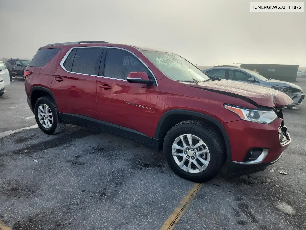 1GNERGKW6JJ111872 2018 Chevrolet Traverse Lt